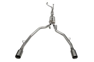 Ram TRX Crew Cab Performance Exhaust - Dual Rear - CORSA Performance - Xtreme Cat-Back - Gunmetal - `21-`24